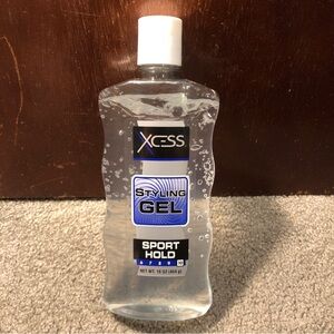 Xcess Styling Gel Sport Hold Level #10 for Maximum Control & Wet Look, 16oz